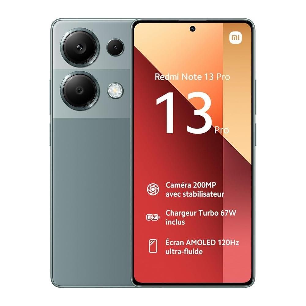 Redmi Note 13 Pro 4G 256GB 8GB Ram Display 6.67" Doppia SIM Android 4G USB tipo-C 8 GB 256 GB 5000 mAh Forest Green - Foto 1