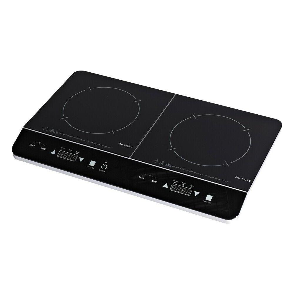 PIASTRA INDUZIONE DOPPIACON DISPLAY 12/26CM 2800W ZHC14-16 - Foto 1