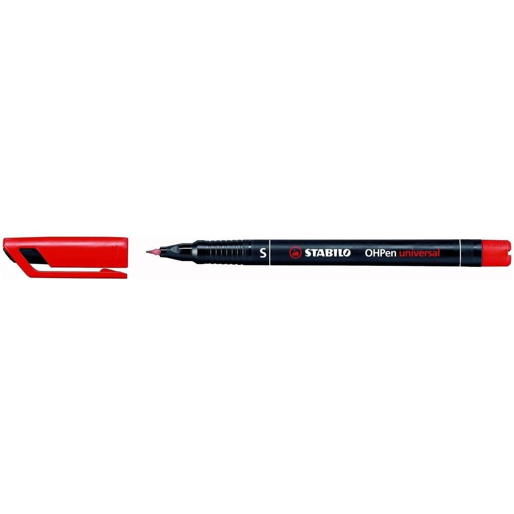 OHPen universal Permanente - Marcatore - Tratto Superfine (0,4 mm) - Confezione da 10 - Rosso - Foto 2