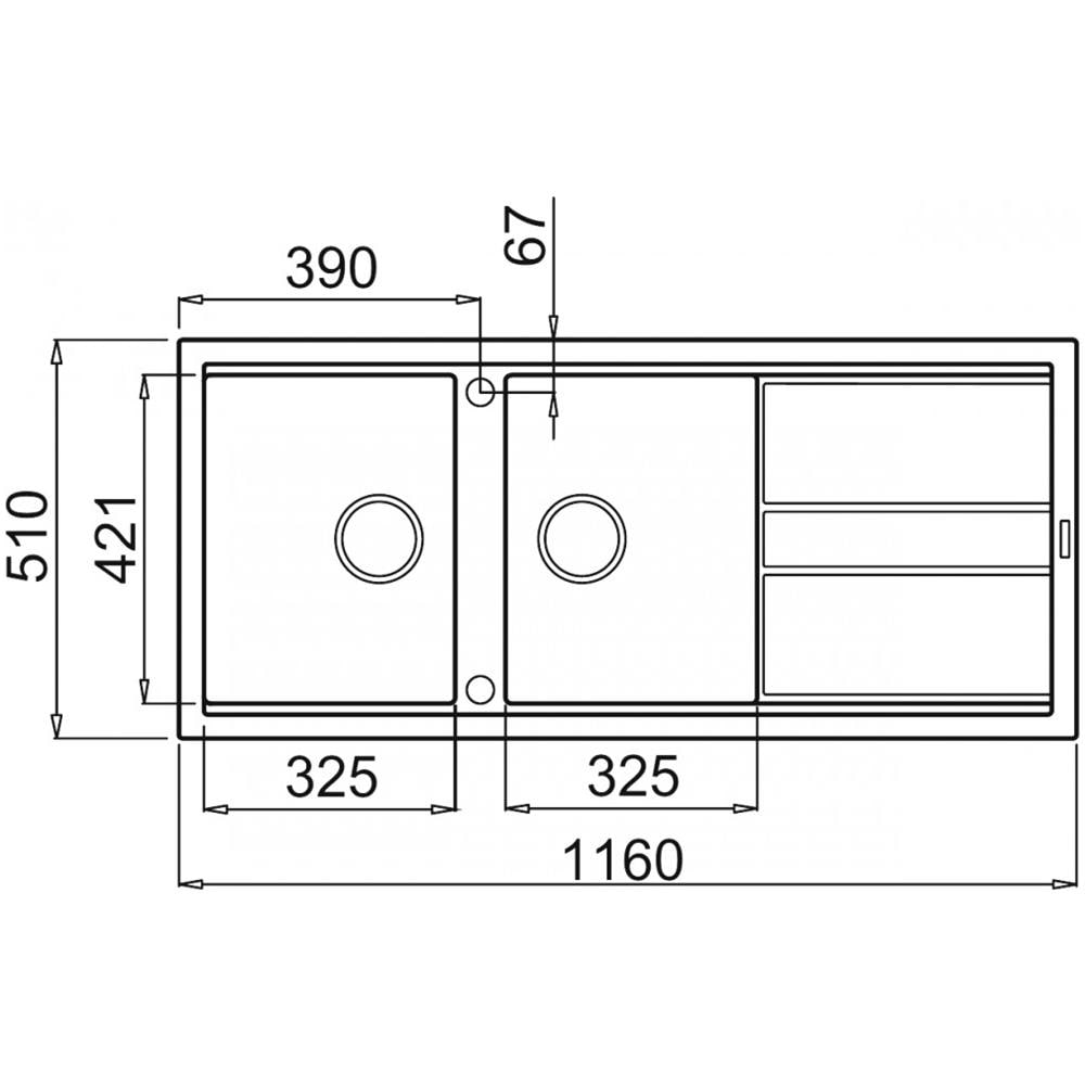 LAV. BEST 500 116x51 2VG ANTRACITE 59 ANTRACITE 59 - Foto 2