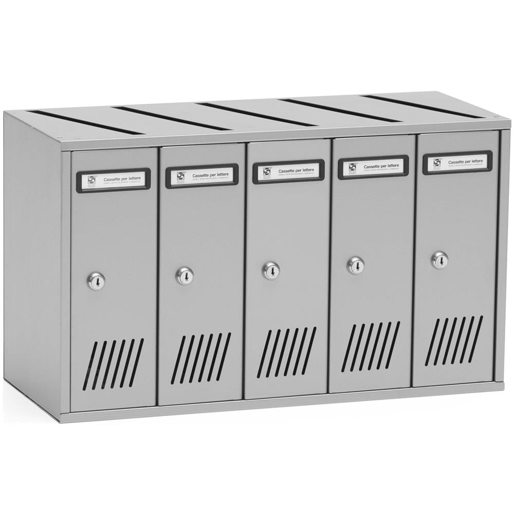 Cassette Postali Silver 5 Elementi Silmec 3170 - Foto 2