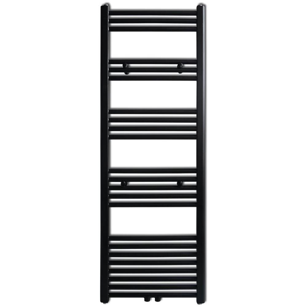 Radiatore Scaldasalviette Bagno Dritto Nero 500 X 1424 Mm - Foto 2