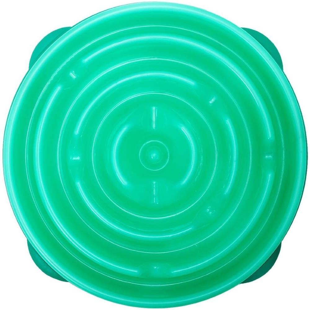 Ciotola Anti Ingozzamento Cani Slo Bowl Verde Blu 1578 - Foto 1
