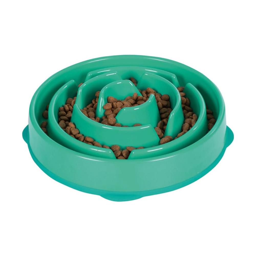 Ciotola Anti Ingozzamento Cani Slo Bowl Verde Blu 1578 - Foto 2