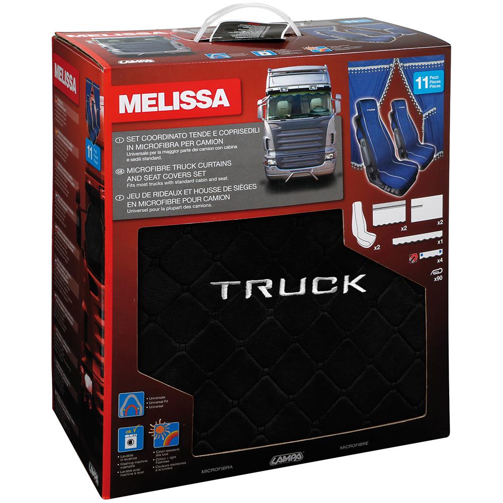 Set Interni Melissa Nero In Microfibra Per Camio - Foto 6