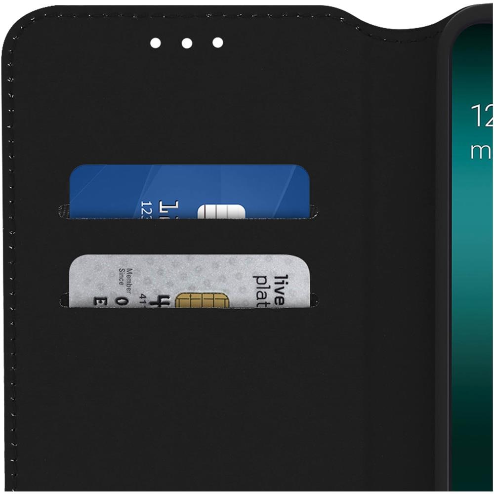 Custodia Galaxy A50 Portacarte Funzione Supporto Nero - Foto 5