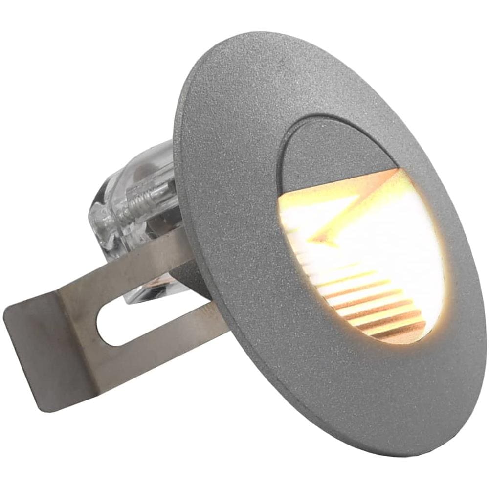 Lampade Da Parete Da Esterno A Led 6 Pz 5 W Argento Rotonde - Foto 2