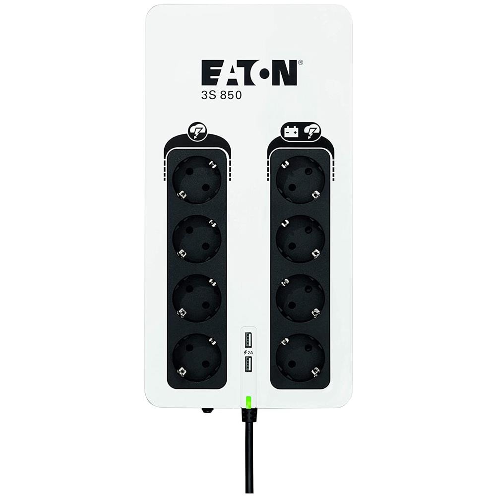 Gruppo di Continuità UPS 850VA / 510W 3S 850 8 Prese AC / USB  - Foto 2