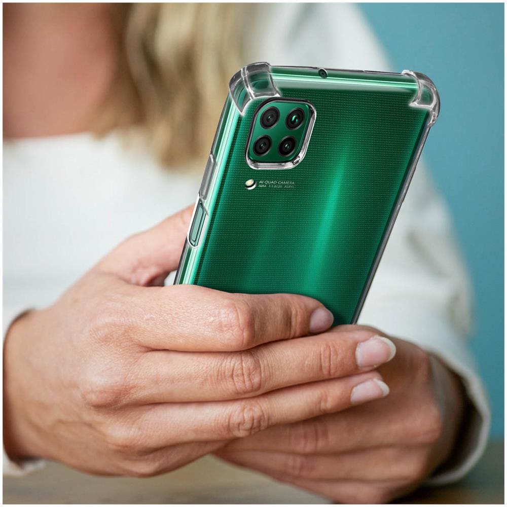 Pack Protezione Huawei P40 Lite Cover Flessibile + Vetro Temperato Trasparente - Foto 5