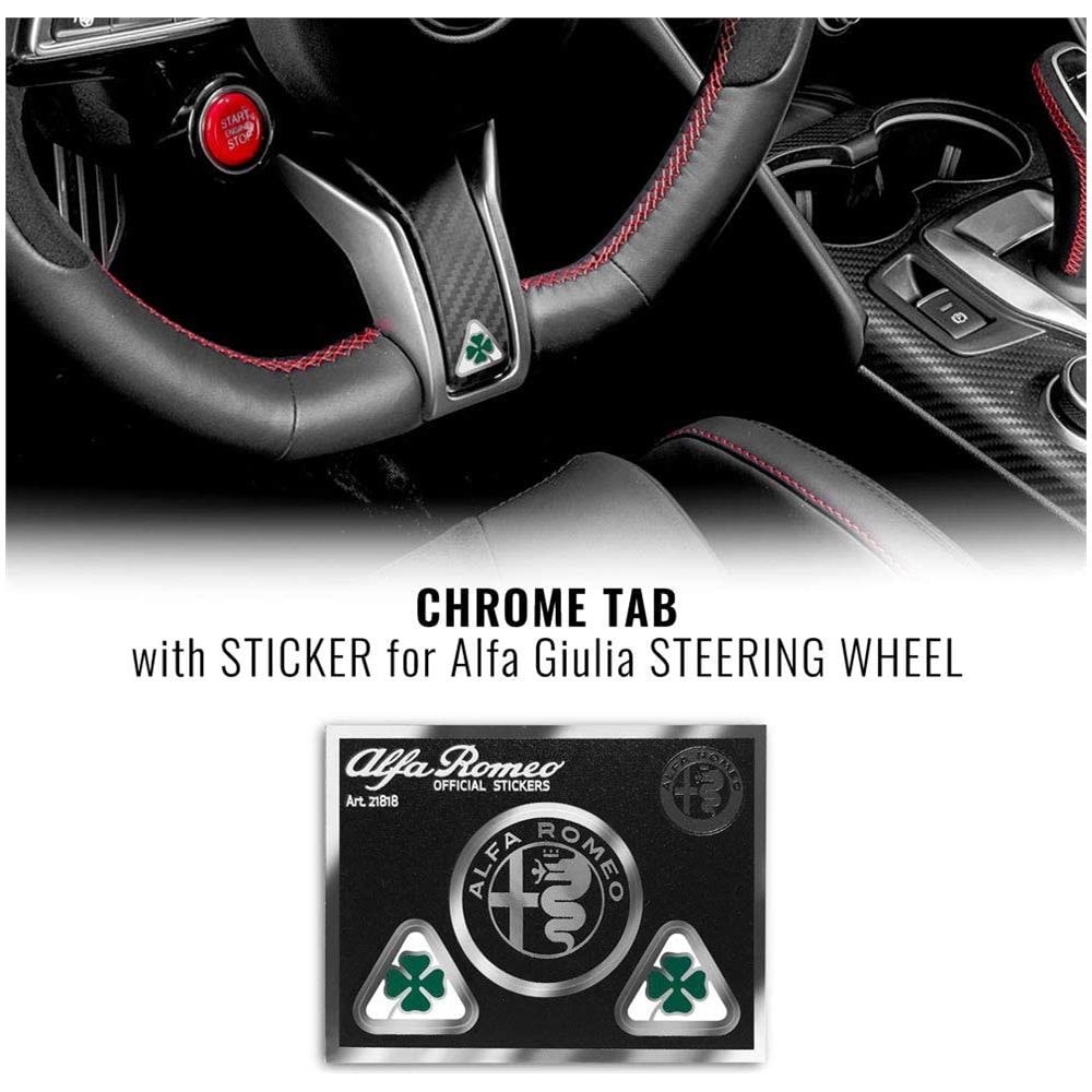Adesivo Quadrifoglio Verde Per Volante Giulia M. y. 2020 - Foto 1