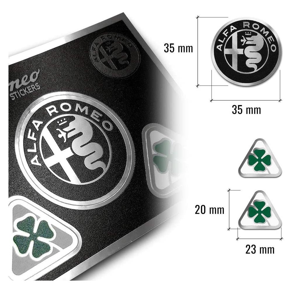 Adesivo Quadrifoglio Verde Per Volante Giulia M. y. 2020 - Foto 3