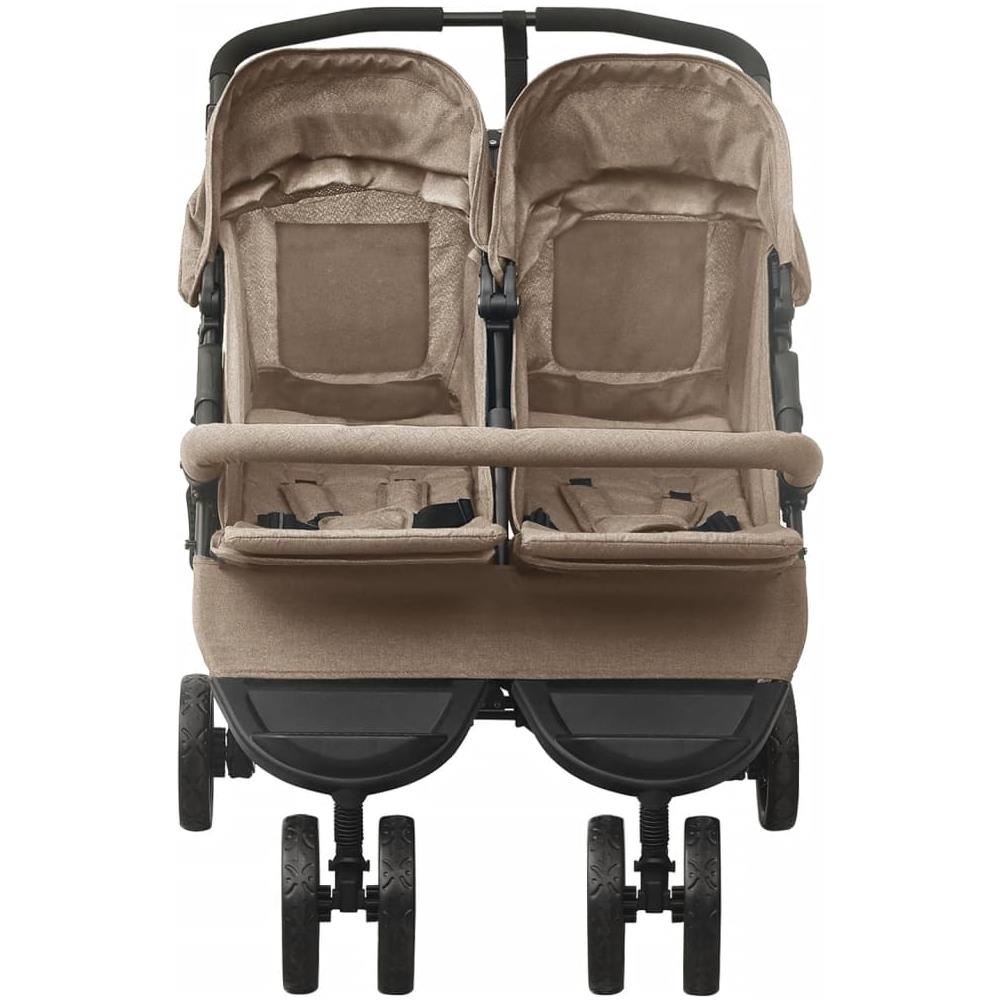 Passeggino Gemellare Grigio Talpa In Acciaio - Foto 2