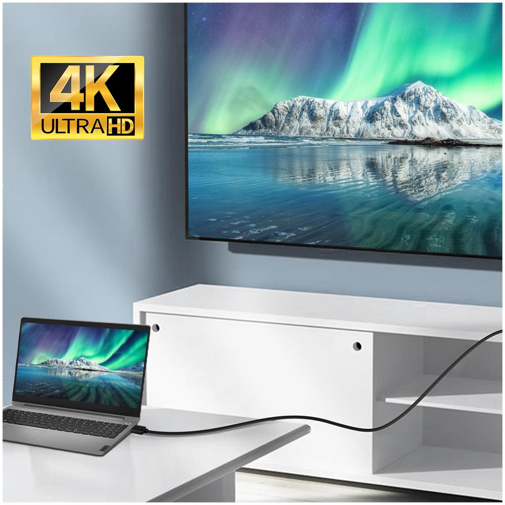 Cavo Da Hmdi A Hdmi 4k 1080p Alta Definizione Solido E Resistente Baseus Nero - Foto 2