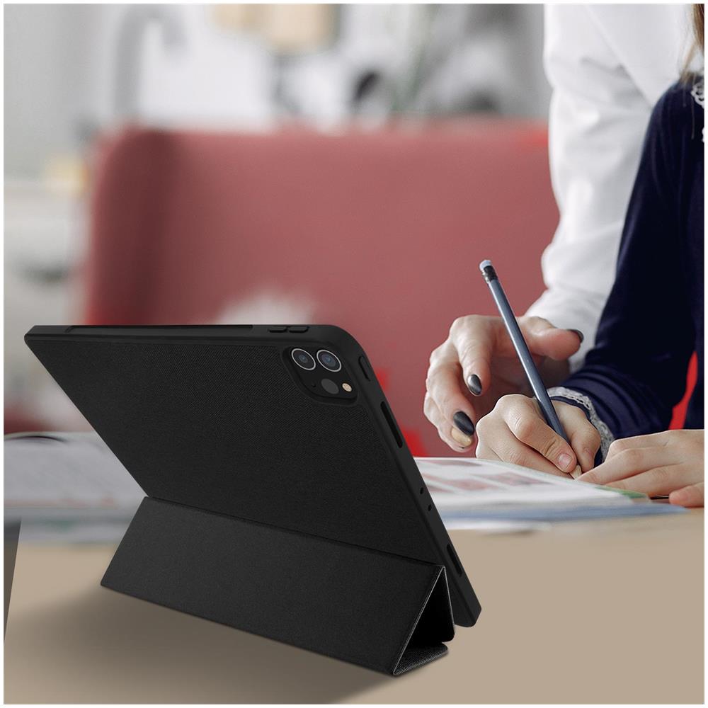 Custodia Urban Fit Spigen Per Ipad Pro 12.9 2020 E 2021 Nera - Foto 5