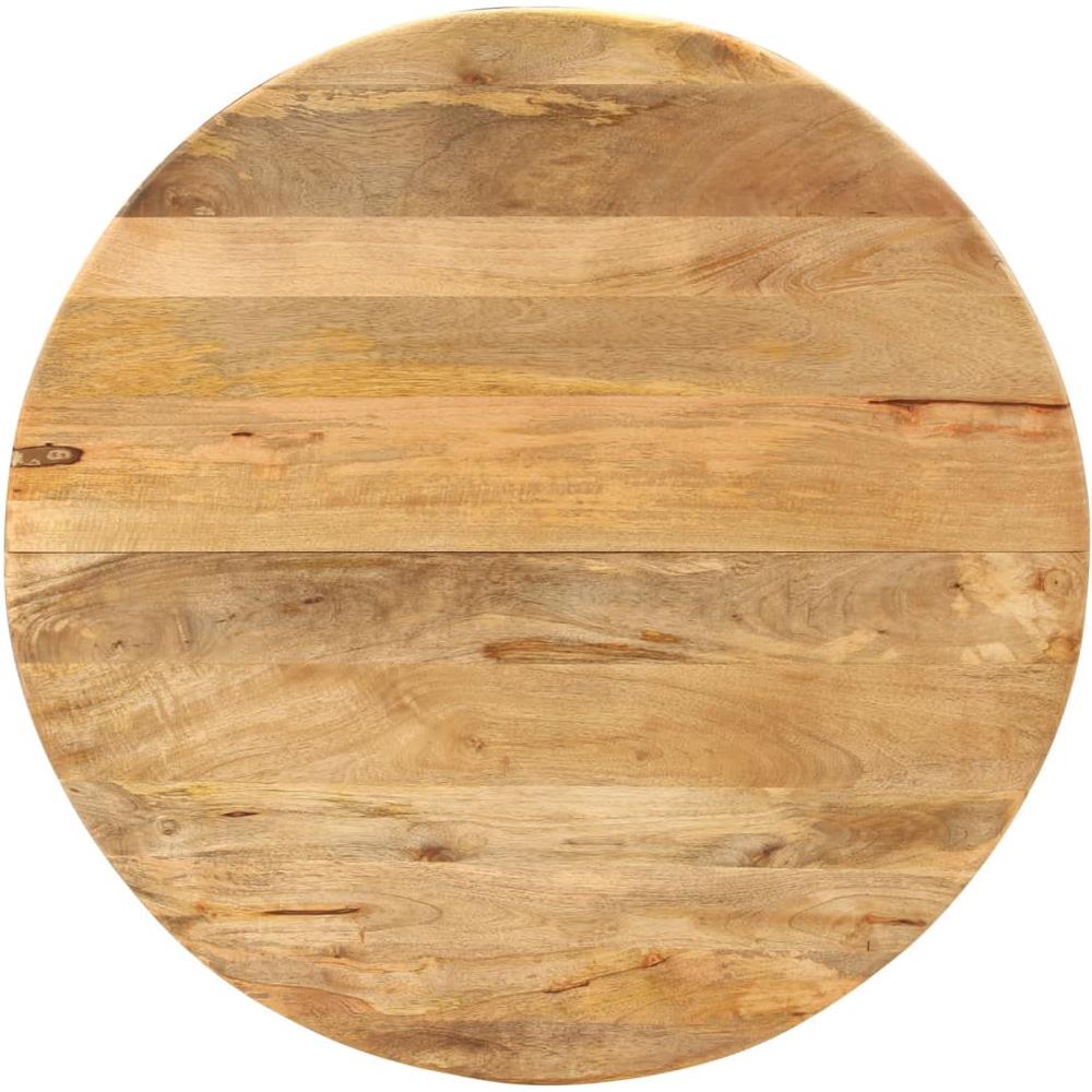 Tavolo Da Pranzo 110x78cm In Legno Massello Di Mango E Acciaio - Foto 2