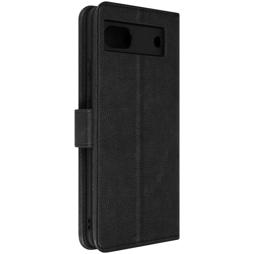 Custodia Per Google Pixel 6a, Portacarte E Funzione Supporto Nera - Foto 5