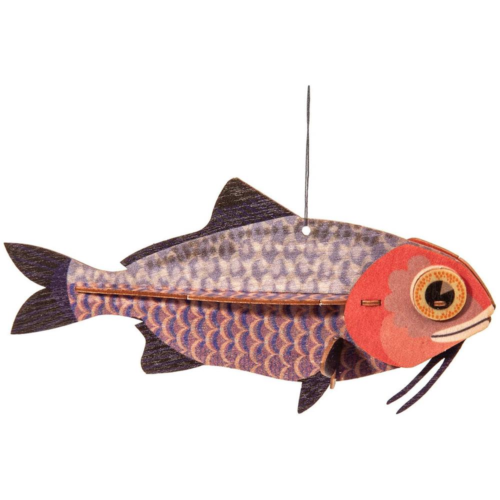 Mini Modello Pesce In Legno 3d Da Costruire - Foto 1