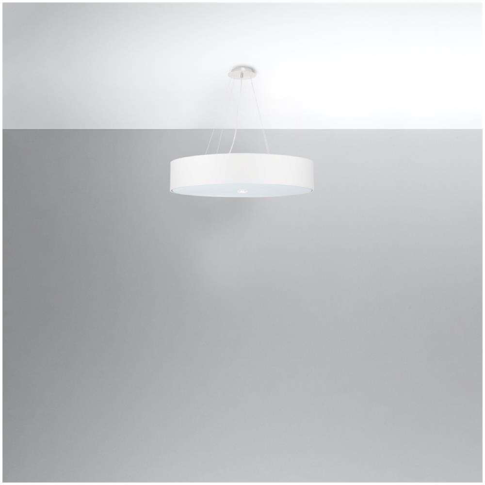 Lampadario Skala 60 Bianco Sl. 0799 - Minimalista Lampadario Bianco 102x60x60 Cm - Foto 2