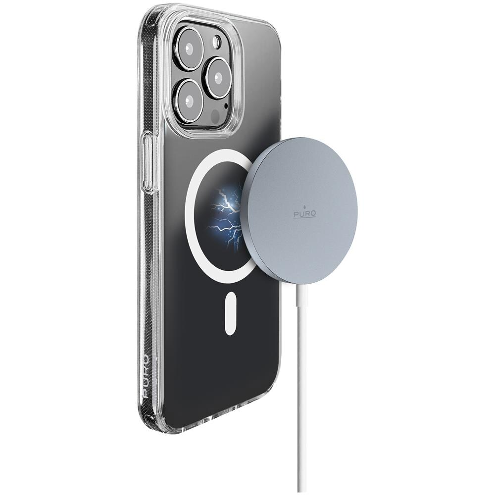 CUSBCMAG1LBLUE Caricabatterie per dispositivi mobili Smartphone Blu USB Carica wireless Interno - Foto 3