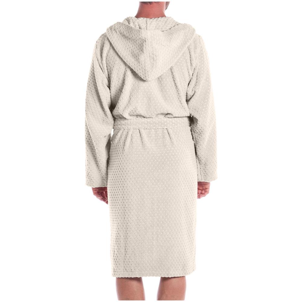 Accappatoio Con Cappuccio Sirena In Cotone - Tinta Unita, 450 Gr /mq Colore Bianco Misura 3xl - Foto 1