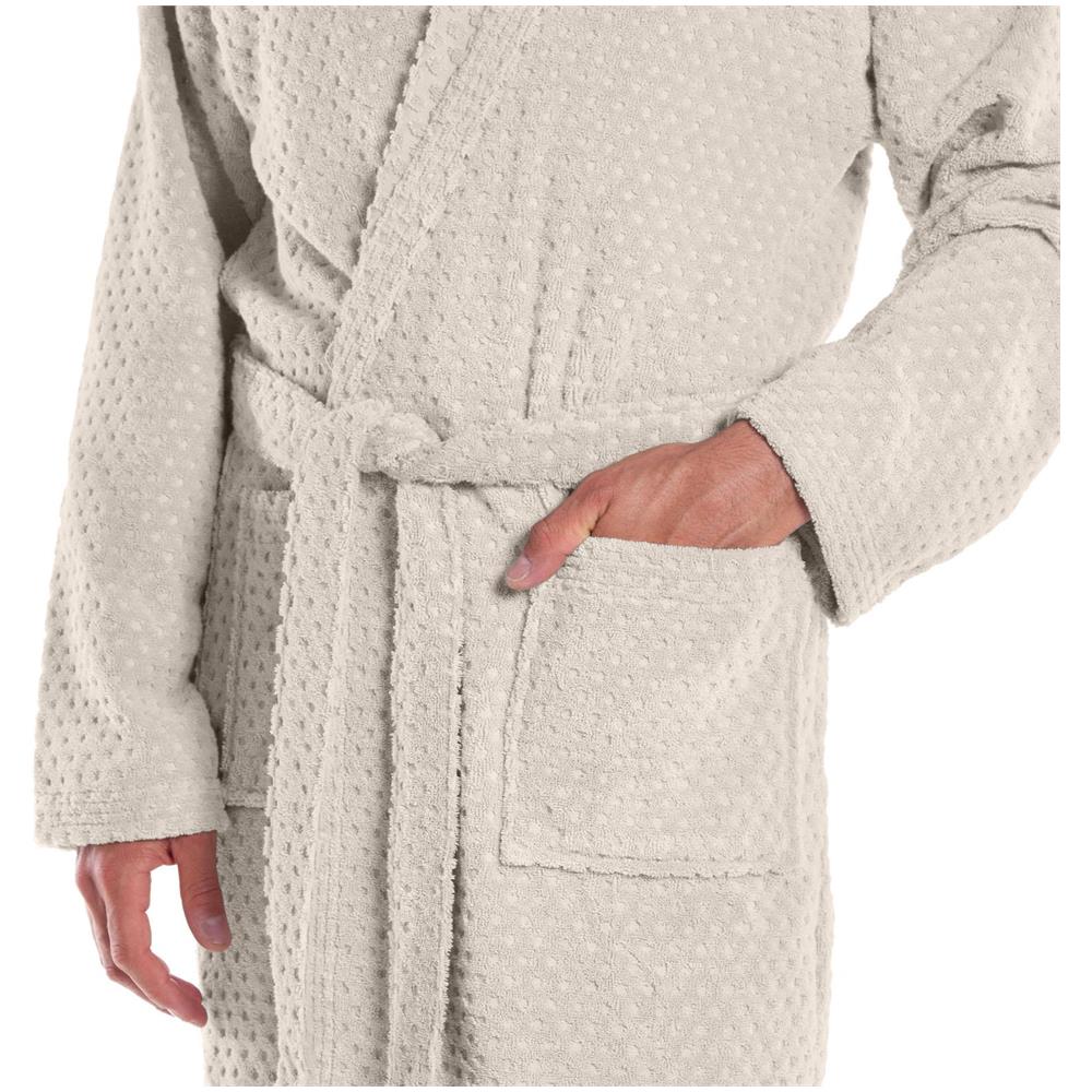 Accappatoio Con Cappuccio Sirena In Cotone - Tinta Unita, 450 Gr /mq Colore Bianco Misura 3xl - Foto 2