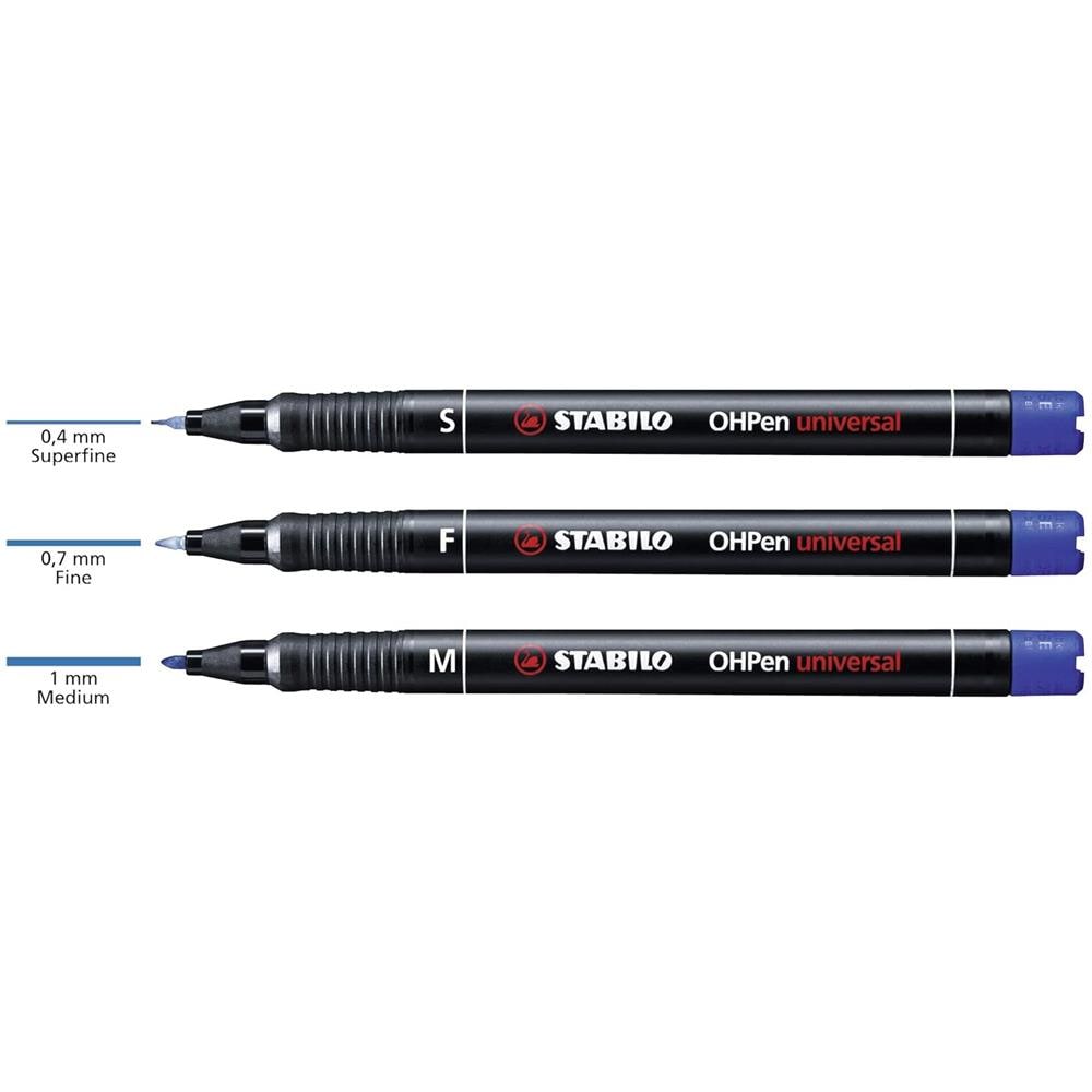 OHPen universal Permanente - Marcatore - Tratto Superfine (0,4 mm) - Astuccio da 4 - Colori assortiti - Foto 7