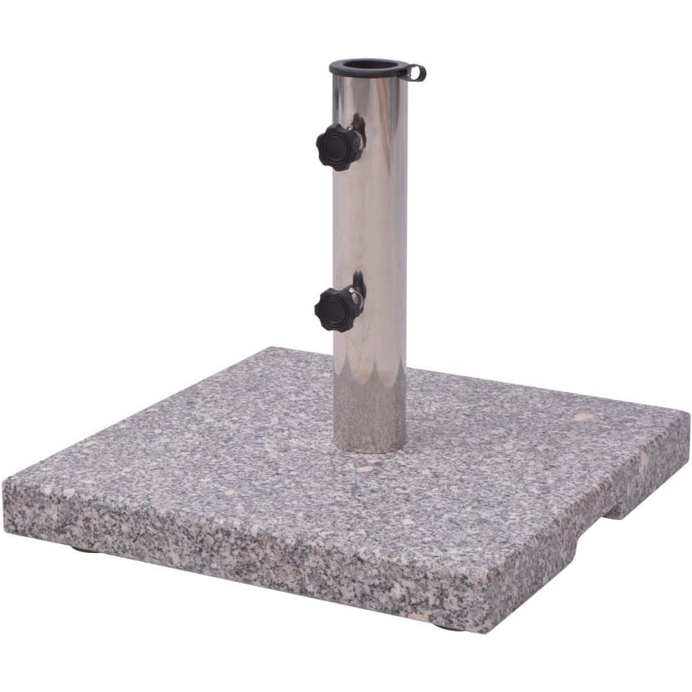 vidaXL Ombrellone Base Ombrellone Supporto Parasole Stand Giardino Prato Cortile Patio Esterno con Bullone di Blocco Quadrato Poliresina 12 kg Bronzo