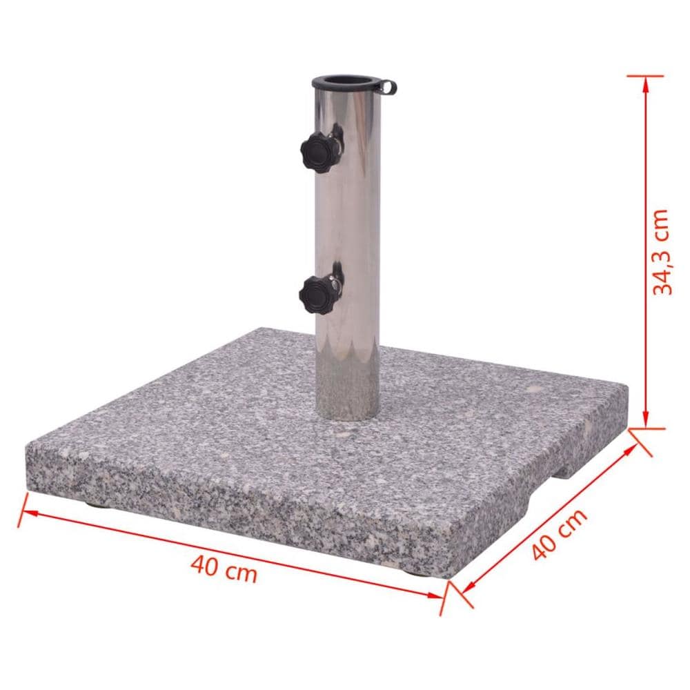 Base Per Parasole Ombrellone In Granito 20kg - Foto 13