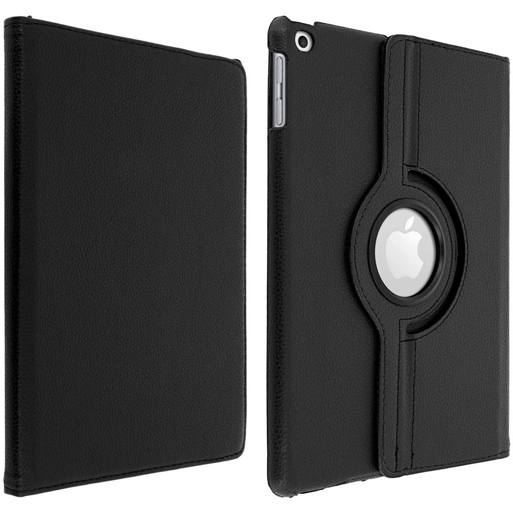 Custodia Stand Girevole 360° Per Apple Ipad 9.7 2017 - Nera - Foto 1