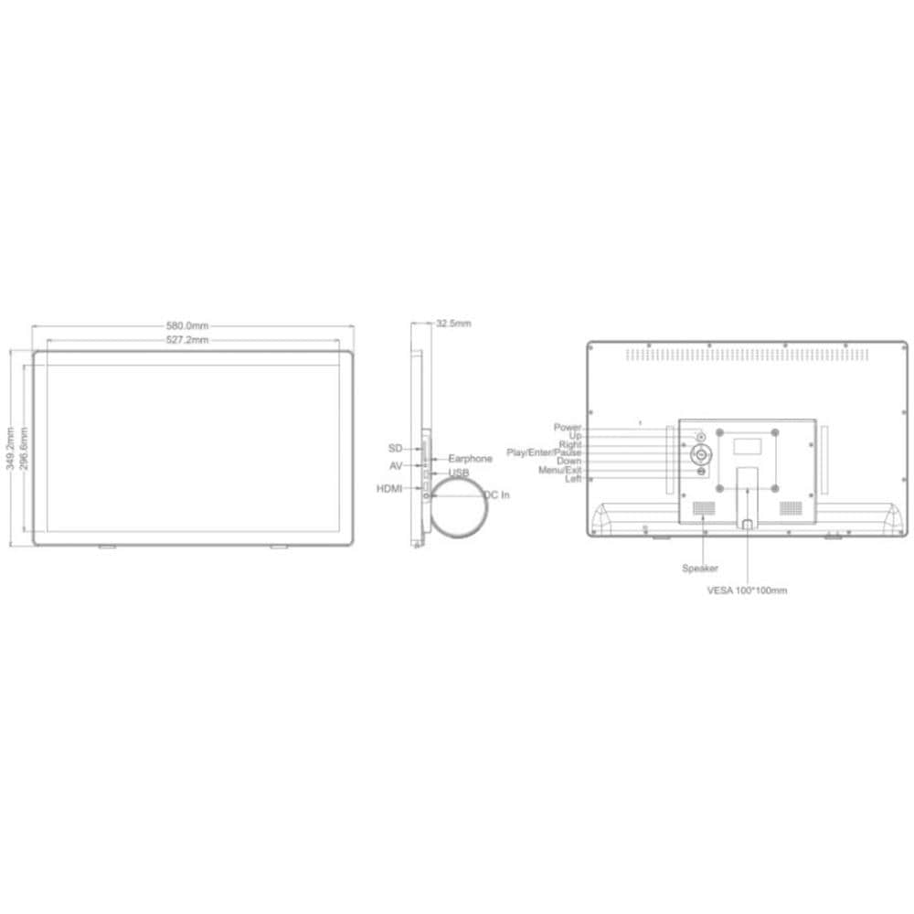 DigiFrame 240 Business Line 60,96cm (24,0)  - Foto 2