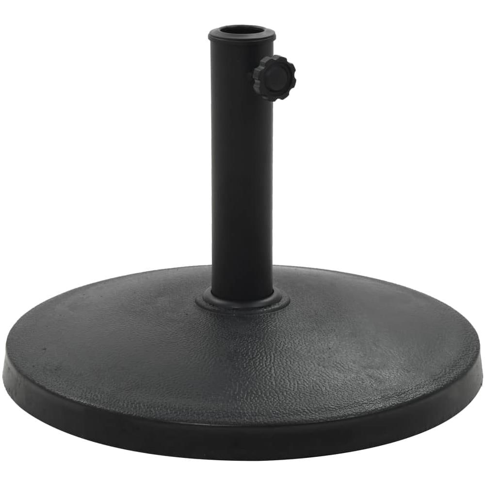 Base Per Parasole Rotonda In Poliresina 10 Kg Nera - Foto 1