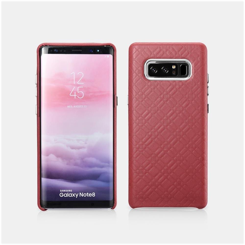 Samsung Note Di Copertina 8 Vera Pelle Nera Modello Quadrato - Foto 2