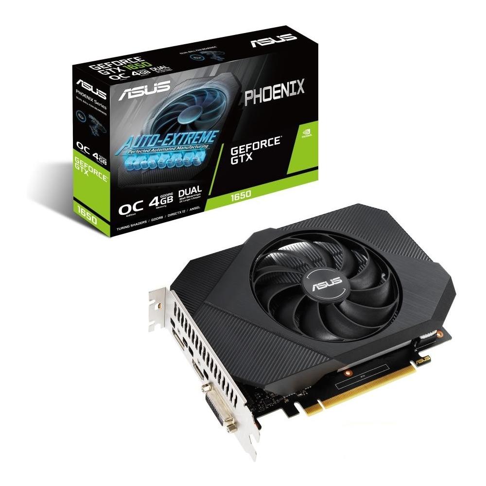 GeForce GTX 1650 4 GB GDDR6 Pci-E 1 x DVI-D / 1 x DisplayPort / 1 x HDMI Phoenix - Foto 1