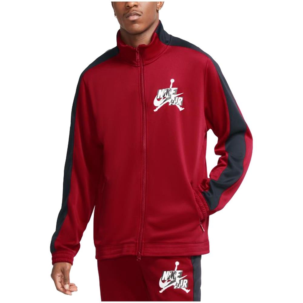 Felpa Da Uomo Full Zip Jumpman Classics Tricot Rossa Taglia L Codice Ck6743-687 - Foto 1