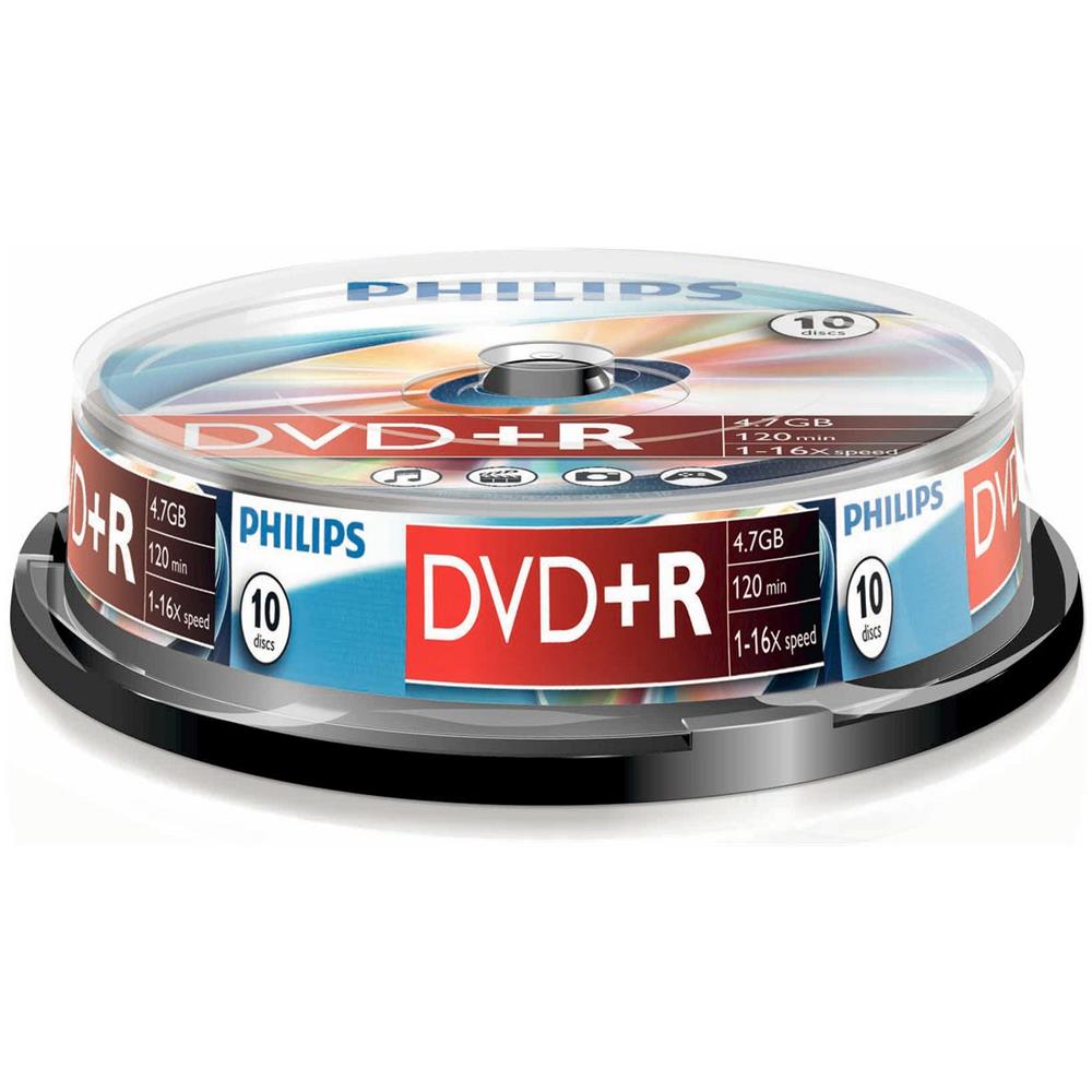 Supporto registrabile DVD DR4S6B10F / 00 - DVD+R - 16x - 4,70 GB - 10 Pacco Spindle - 120mm - 2 Ora Tempo di registrazione massimo - Foto 2
