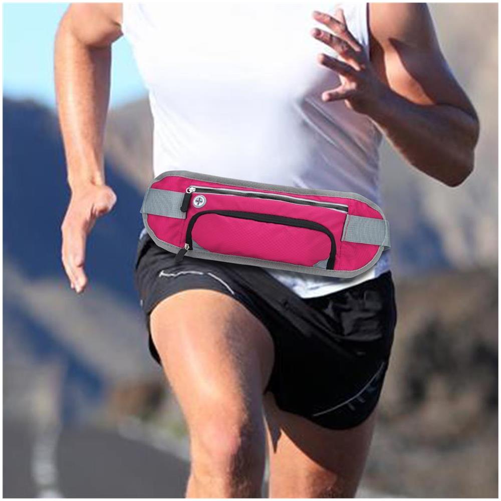 Marsupio Per Bottiglie D'acqua Sportive Con Riflettore In Pin Oleander - Marsupio Impermeabile Di Lunghezza Regolabile Tasca Per Cellulare Con Scomparto Per Bottiglia D'acqua E Chiusura A Zip - Foto 6