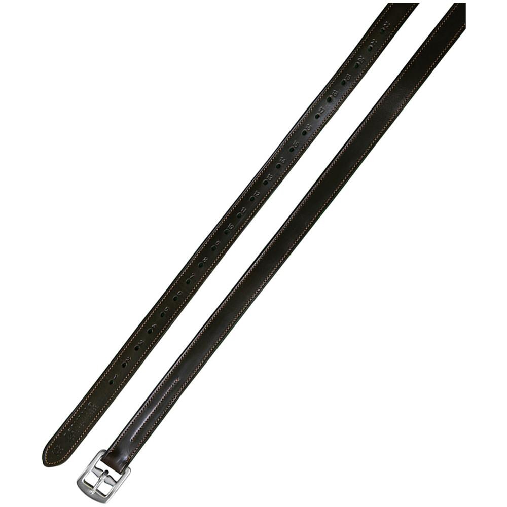 Staffili Inglesi In Cuoio Con Fibbia Sagomata 135 Cm - Foto 1