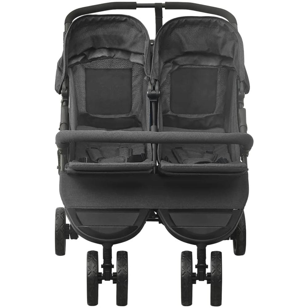 Passeggino Gemellare Antracite In Acciaio - Foto 2