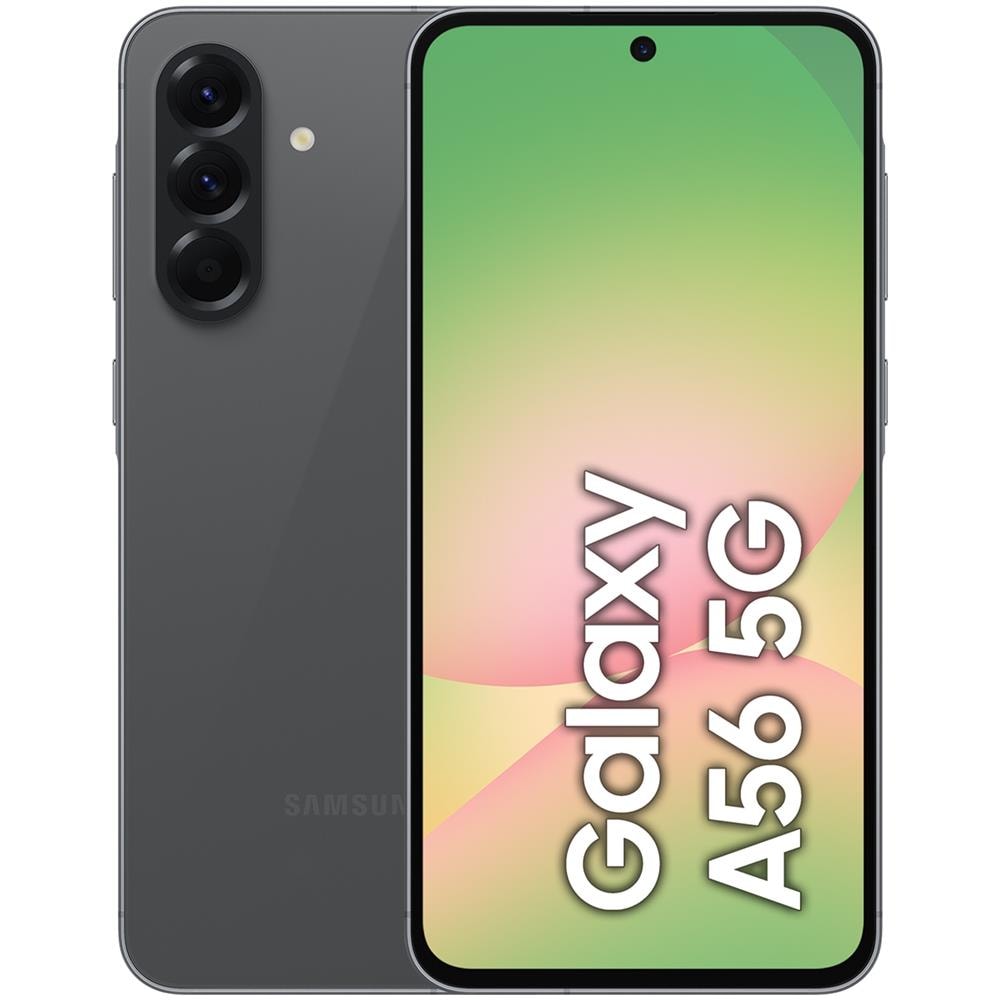Galaxy A56 5G 128GB 8GB Ram Display 6.7" Super AMOLED Main Camera 50MP IP67 NanoSIM + eSIM Exynos Android 15 5000 mAh Awesome Graphite Italia - Foto 1