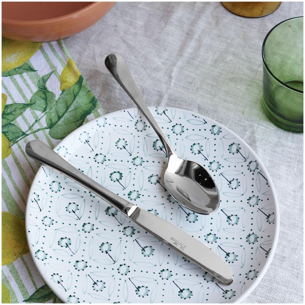 Stresa Posate da tavola in acciaio Confezione - Set da 24 Pezzi - 6 Posti Tavola - Confezione Standard Made in Italy - Foto 2