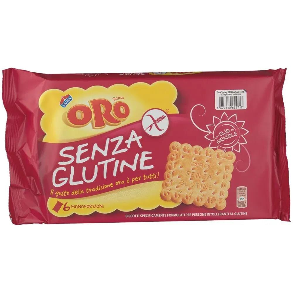 Oro Saiwa Biscotti Senza Glutine 200 g - Foto 1