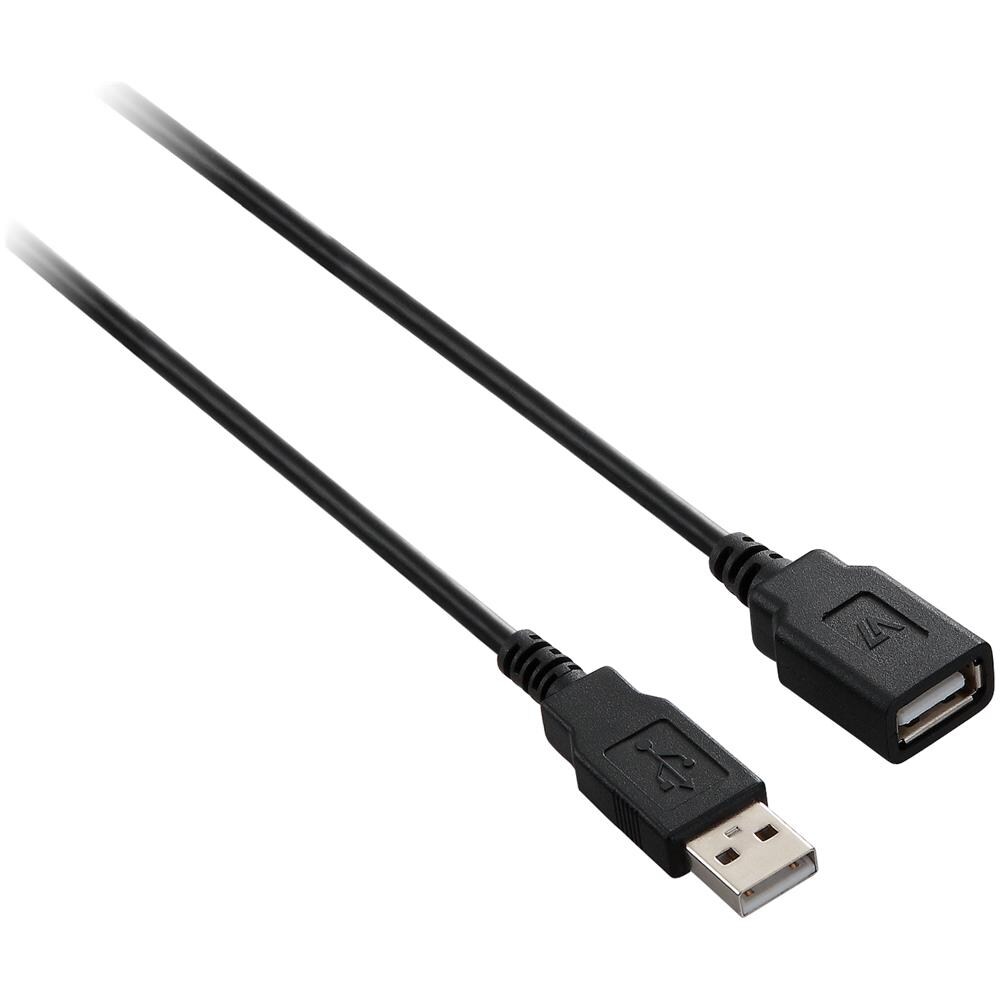 Cavo prolunga USB nero da USB 2.0 A femmina a USB 2.0 A maschio 3m 10ft - Foto 1