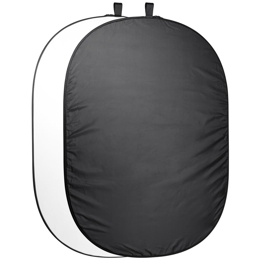 fondali ripieg. 200x230cm nero / bianco - Foto 1