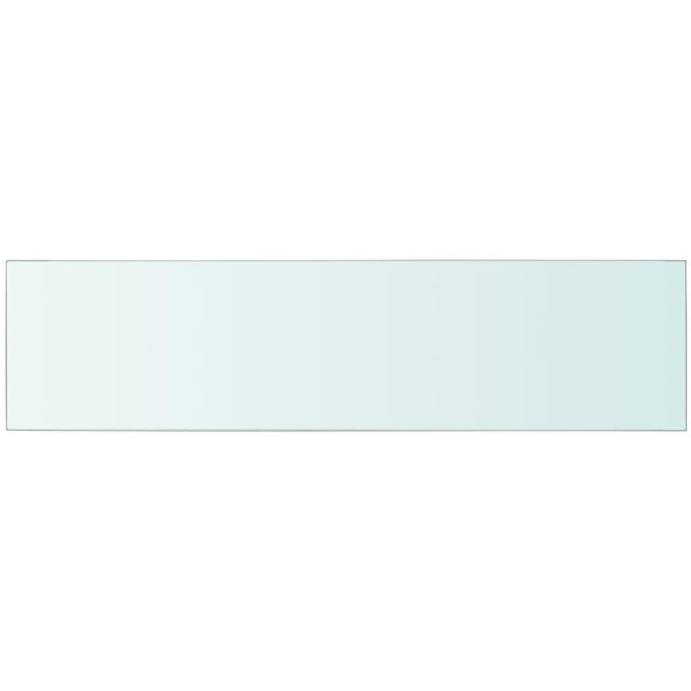 Mensola In Vetro Trasparente 100x25 Cm - Foto 2