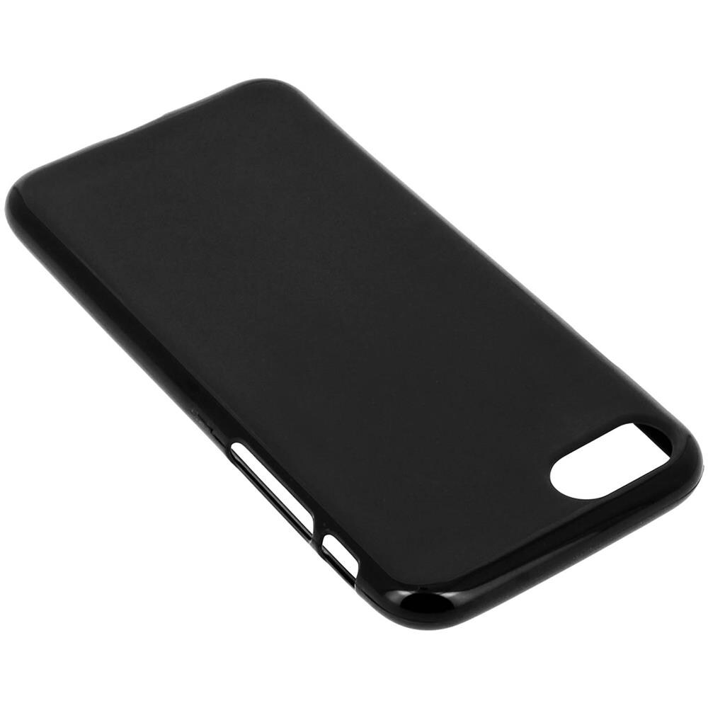 Cover In Silicone Flessibile Per Apple Iphone 7 E 8 - Nera - Foto 1