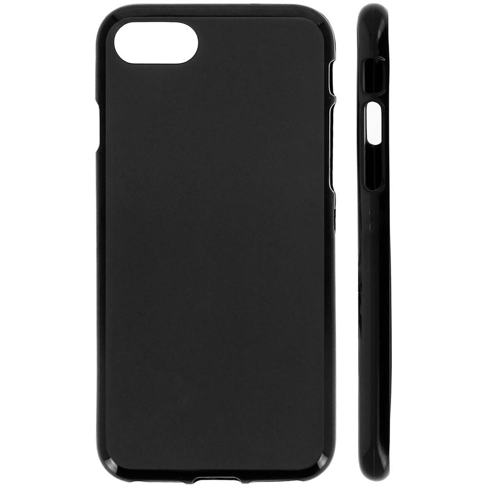 Cover In Silicone Flessibile Per Apple Iphone 7 E 8 - Nera - Foto 2
