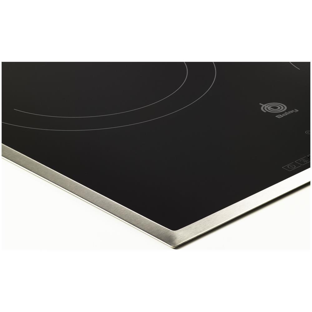 Piano Cottura S0407650 Elettrico 4 Zone Cottura da 60 cm Colore Nero - Foto 2