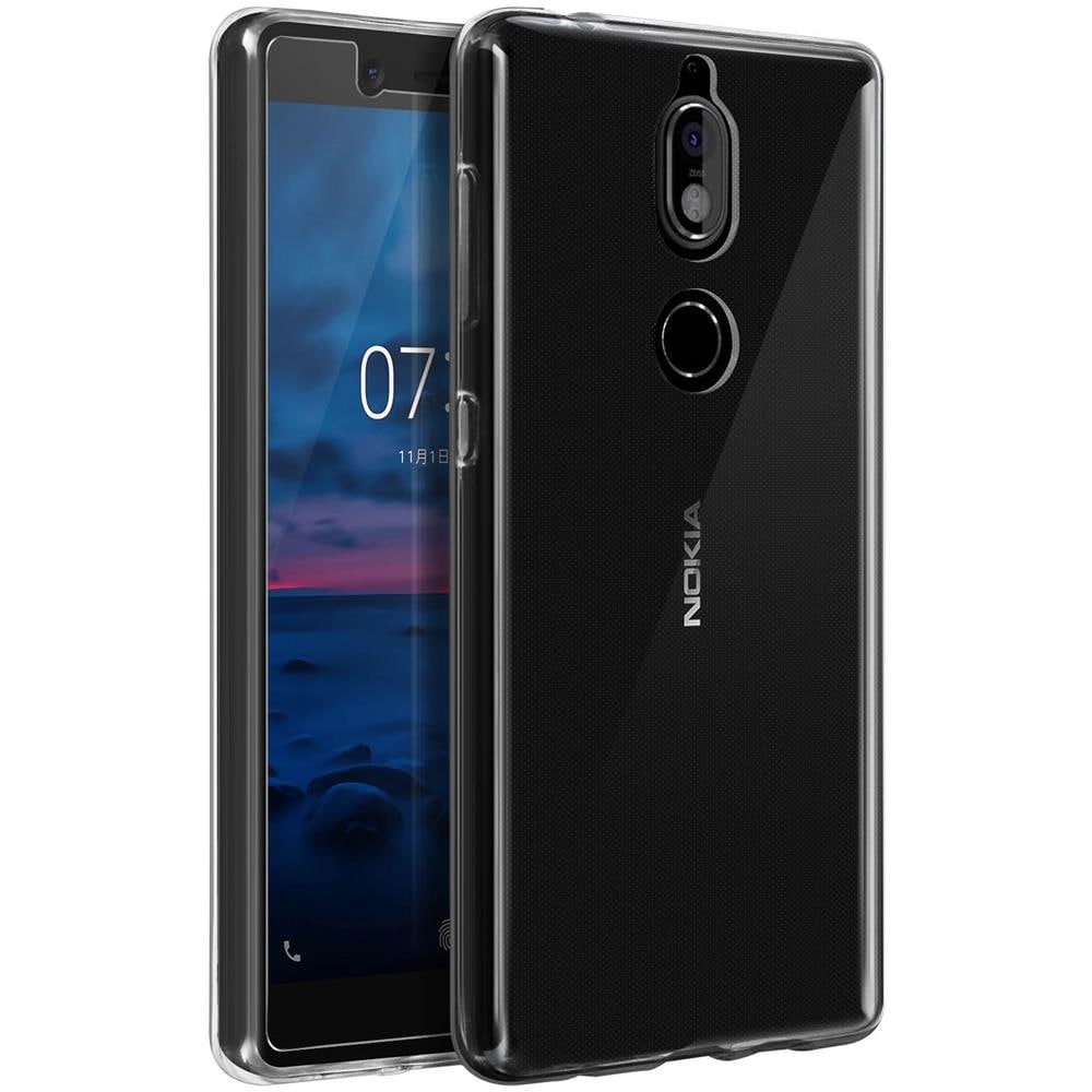 Pack Protezione 360° Nokia 7 Cover Gel Trasparente + Pellicola Vetro Temperato - Foto 2