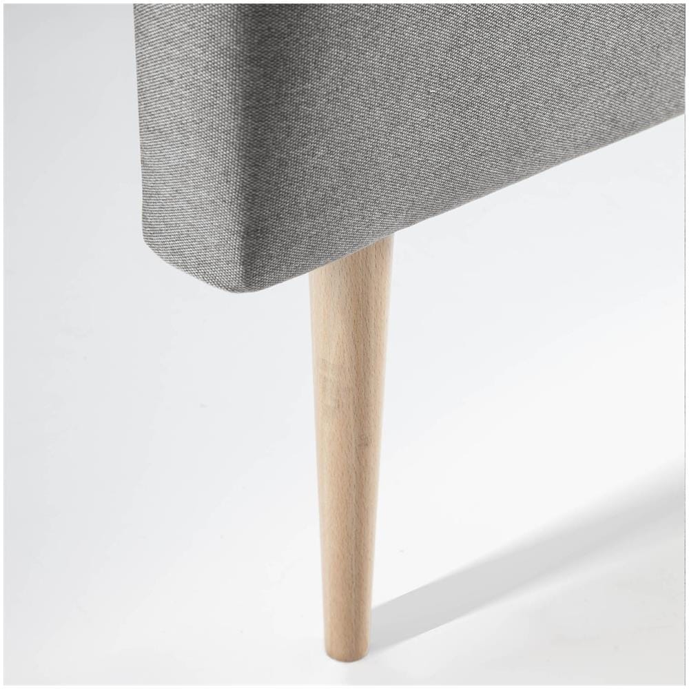 Testiera Di Letto Di Tessuto Oslo 160x60, Grigio - Foto 4