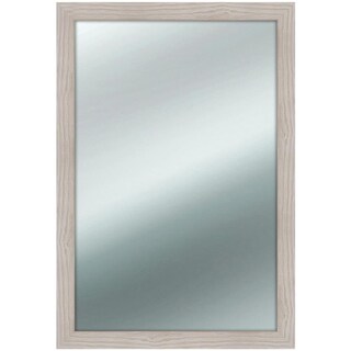 Lupia Specchio A Parete Shabby Chic 40x65 Cm – Bianco, In Vero Vetro, Made In Italy, Verticale O Orizzontale